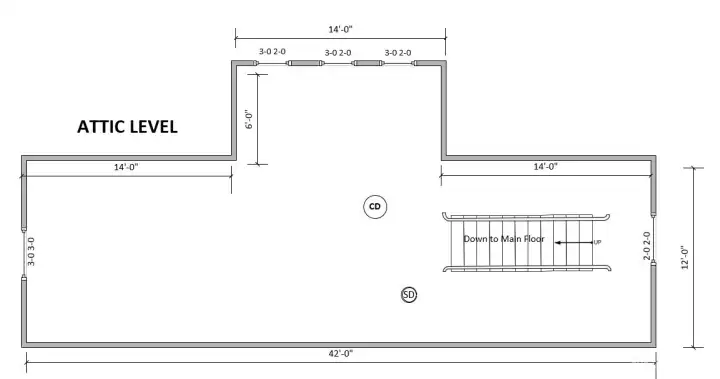 Floor Plan-Attic