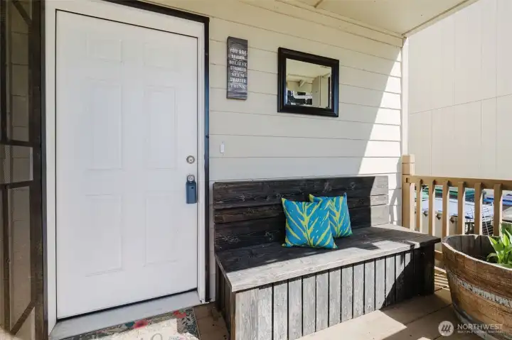 Covered front porch