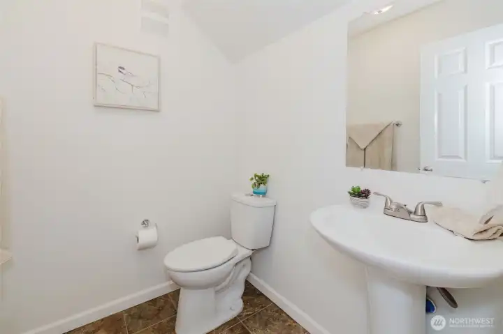 Powder room downstairs