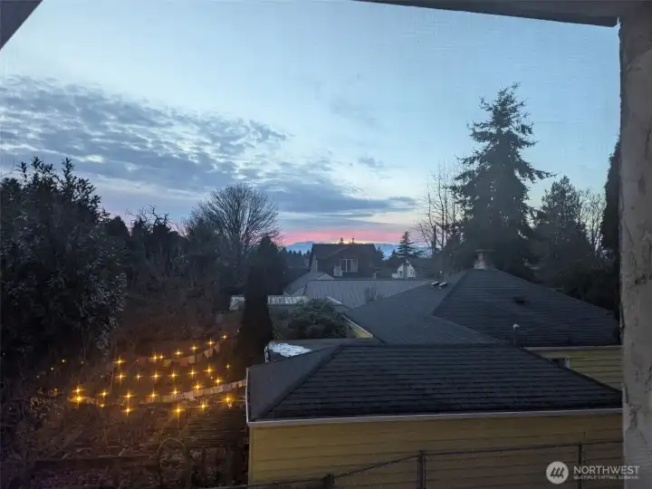 Sunset views from this unit!