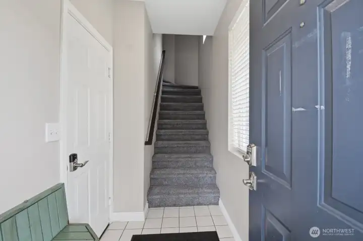 Entry with garage access