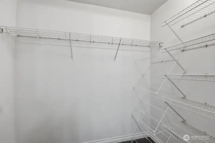 Primary walk-in closet