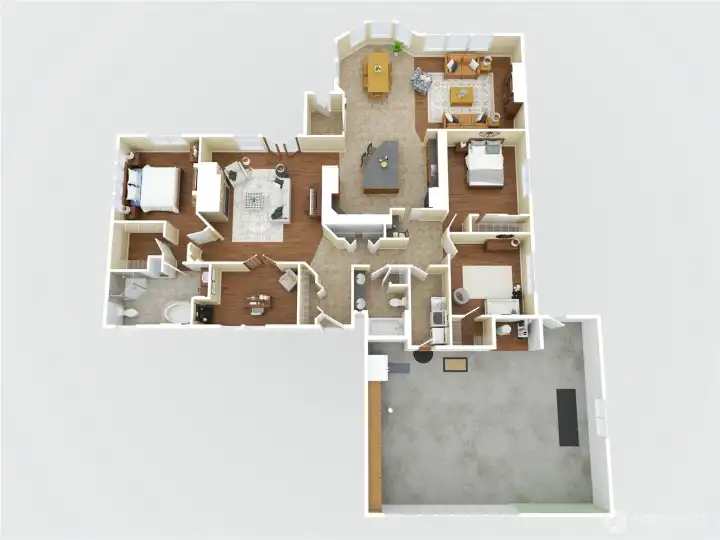 Floor Plan to this Remarkable Rambler! Floor Plan to this Remarkable Rambler!