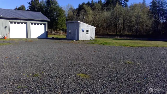 Fully insulated pump house with lots of storage space