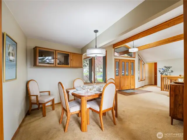 Fresh interior paint in several areas gives this home a light and airy feel.