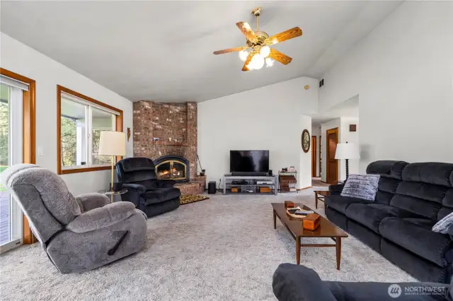 Family Room off the kitchen