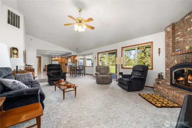Family Room off the kitchen