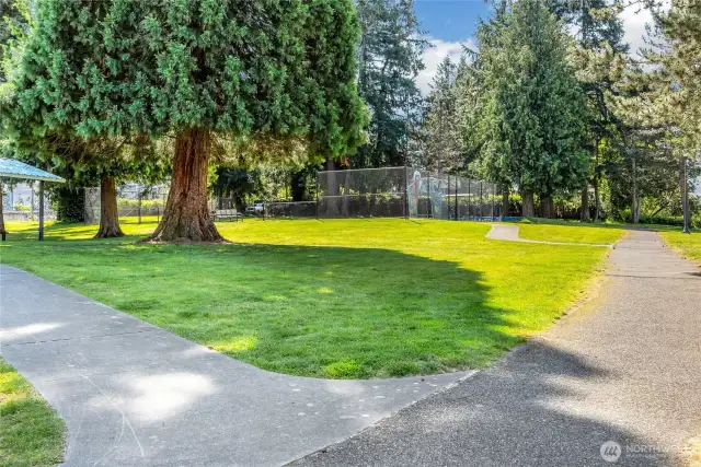Another view of the park right across the street