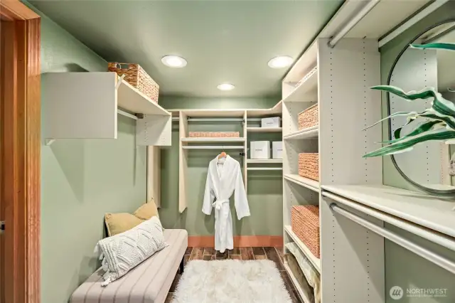 Downstairs Walk-In Closet