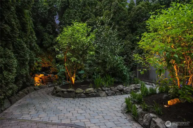 Backyard from Seating Area
