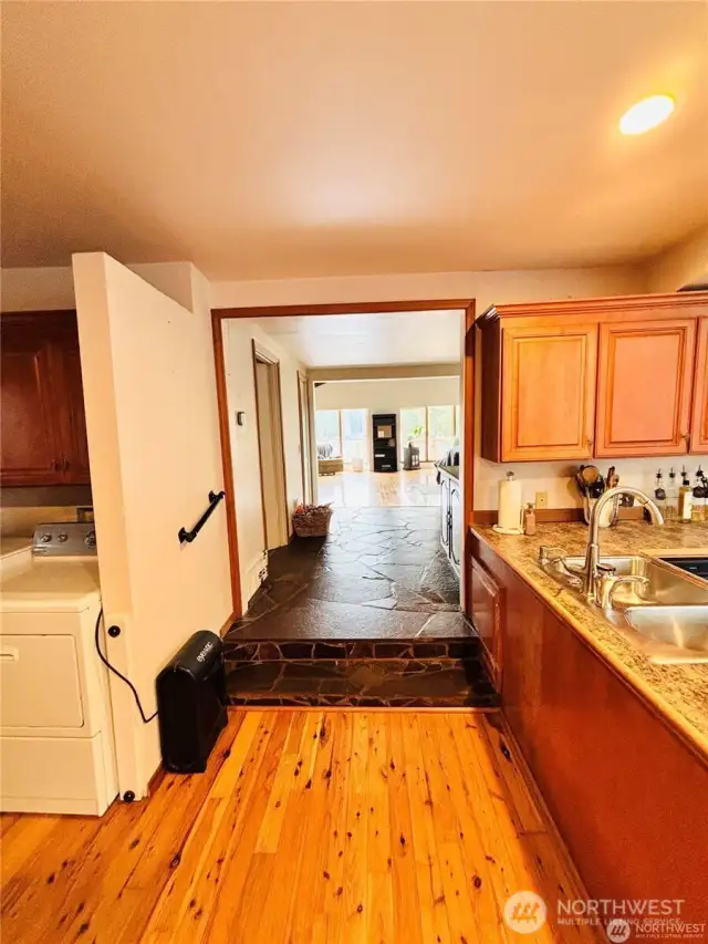 View From Kitchen to Living Room