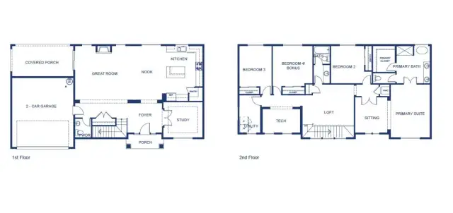 **Photos are of the same floorplan in another community and are used for representational purposed only. Colors, and features will vary.**