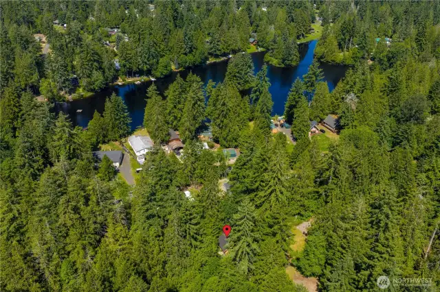 Little Timberlake Lake is just around the corner, no motor craft on this lake.... however, Big Timberlake Lake does allow for motor crafts