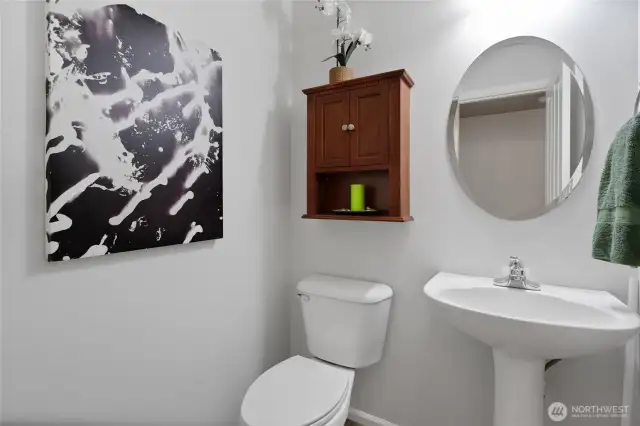 Downstairs half bath