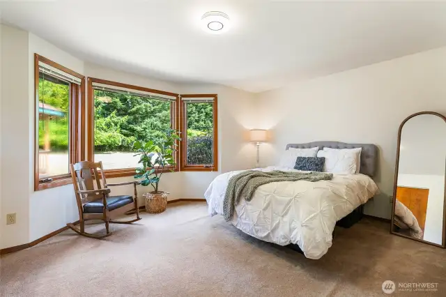 3rd bedroom is large with beautiful windows letting in so much light.