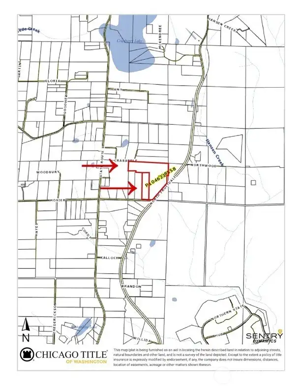 See the property lines. Main home and ADU with 20 acres and additional 5 acre lot.
