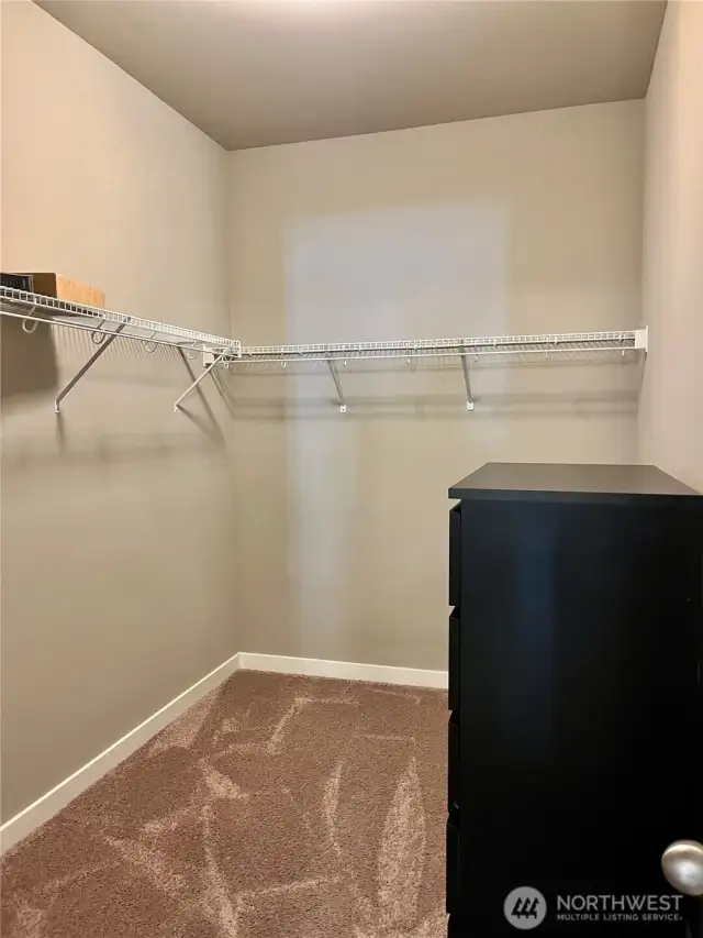 Primary closet