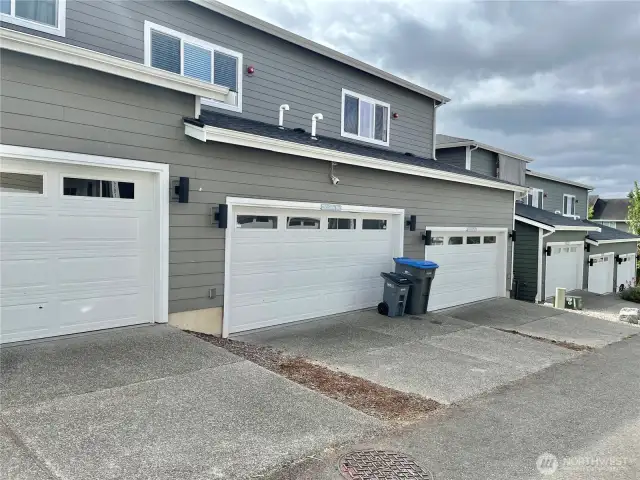 Two car garage
