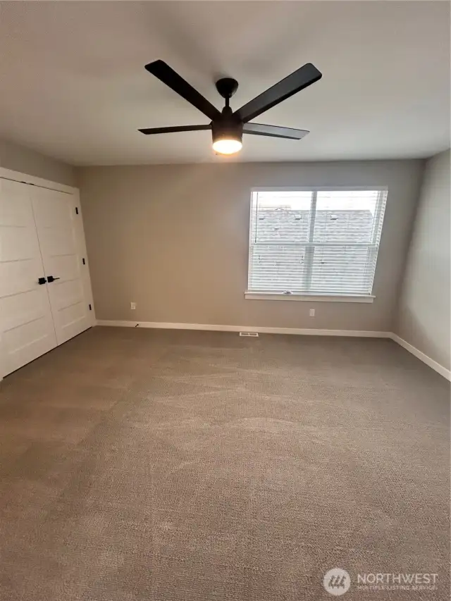Loft space at the top of the stairs is perfect for a tv room or game room. *previous build