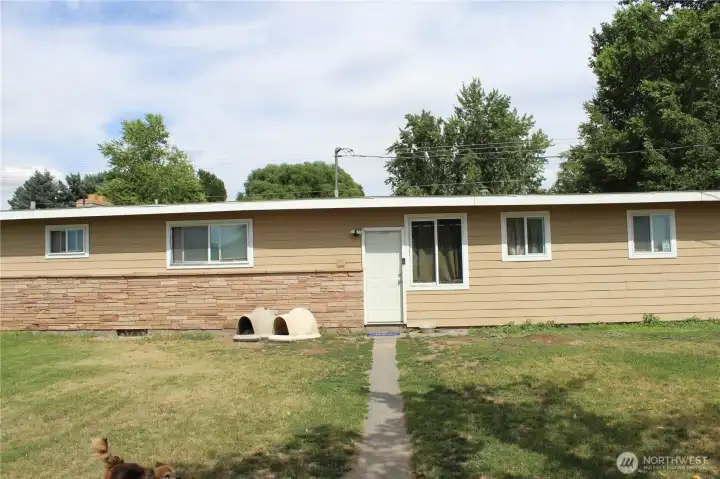 Back of the home