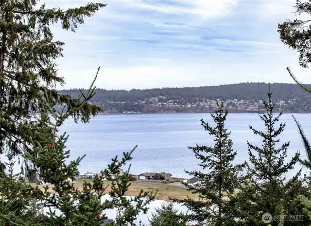 View from neighbor's deck. There will be a similar view from the subject property.