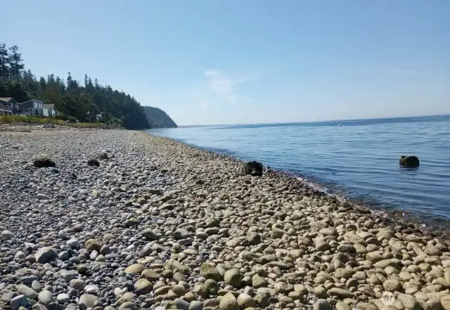 View from community beach area.