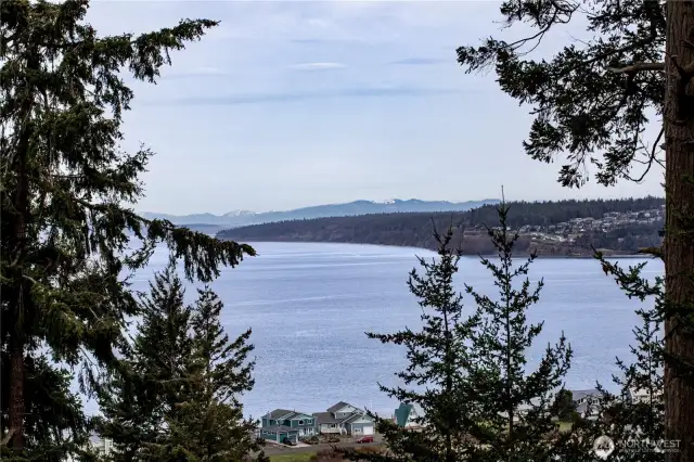 View from neighbor's deck. There will be a similar view from the subject property.