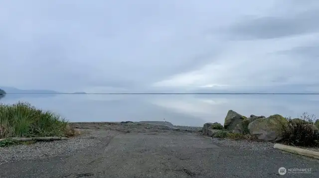 View from community beach area.