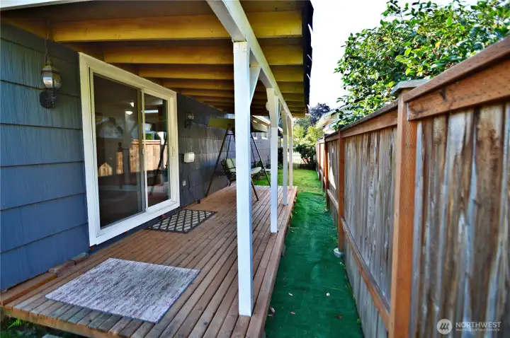 Covered Rear Deck