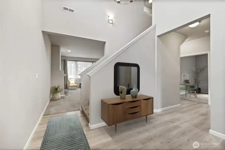 Virtually Staged. Front Entry