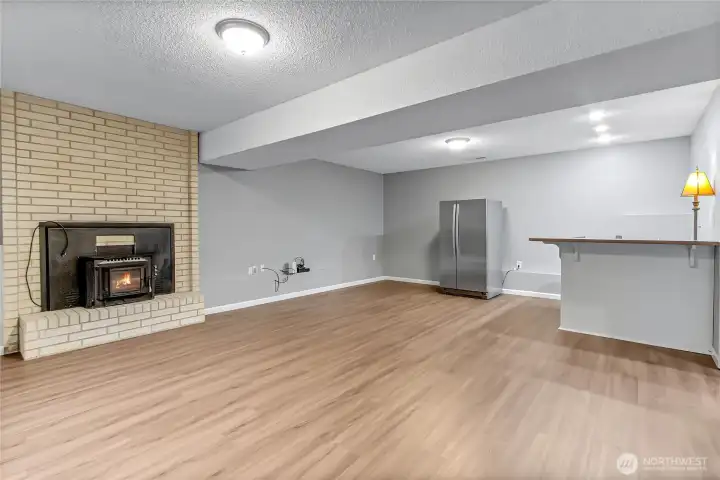 Downstairs family room