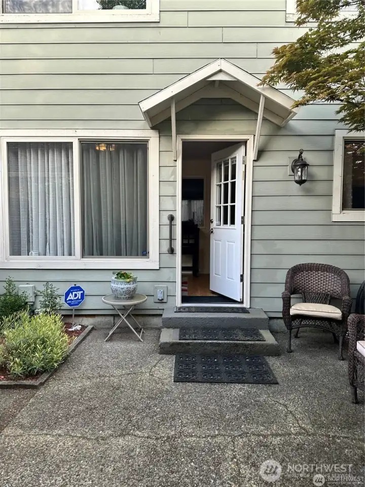 private patio