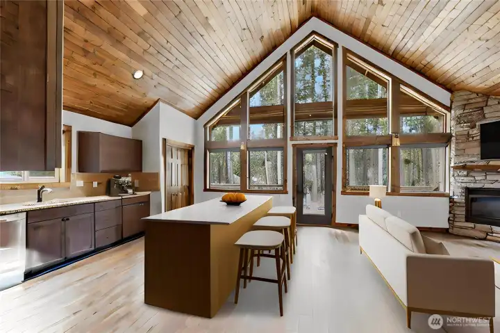 Virtually Staged Dining