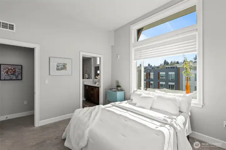 Remote controlled window coverings offer privacy