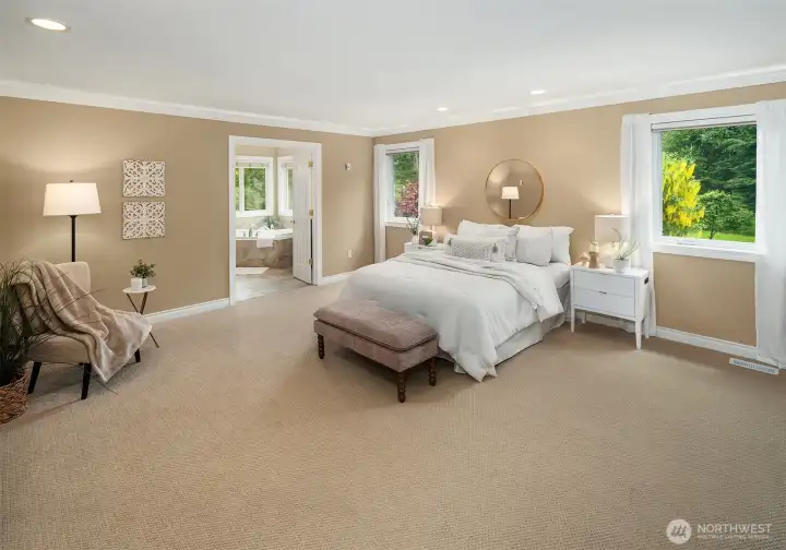 upstairs primary suite