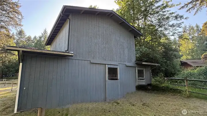 Back of the barn