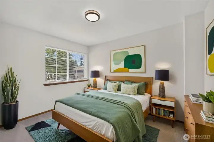 Bedroom 1 virtually staged Bedroom 1 virtually staged