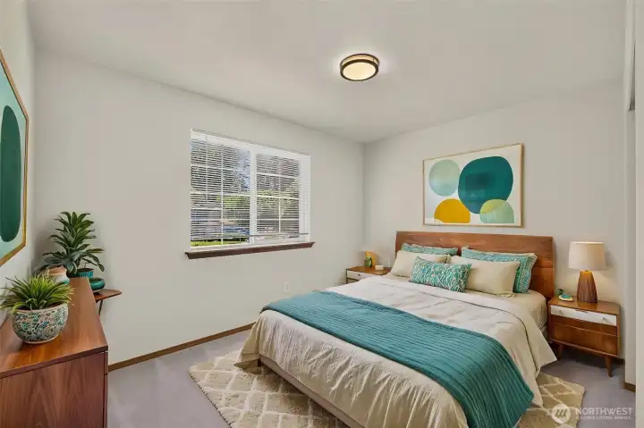 Bedroom 2 virtually staged Bedroom 2 virtually staged