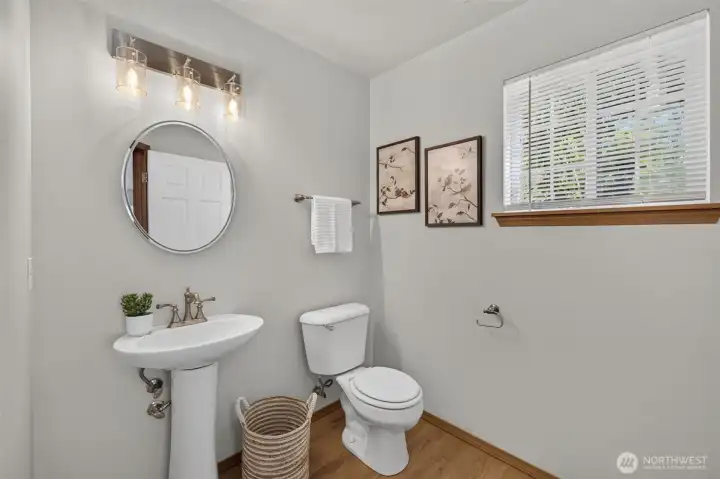 Half bath on main floor Half bath on main floor
