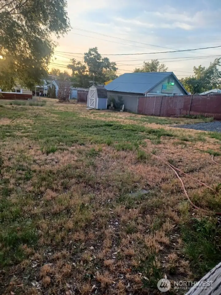 spacious back yard spacious back yard