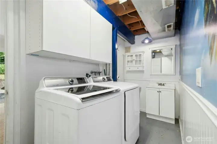 Off the garage is a great mud room, laundry and 1/2 bath!