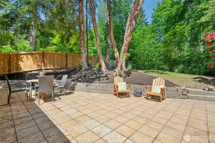 Sunny, private patio, just off the kitchen, perfect to grill and entertain!
