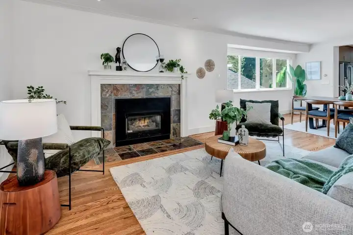 Inviting Living Room with Gas Fireplace Inviting Living Room with Gas Fireplace