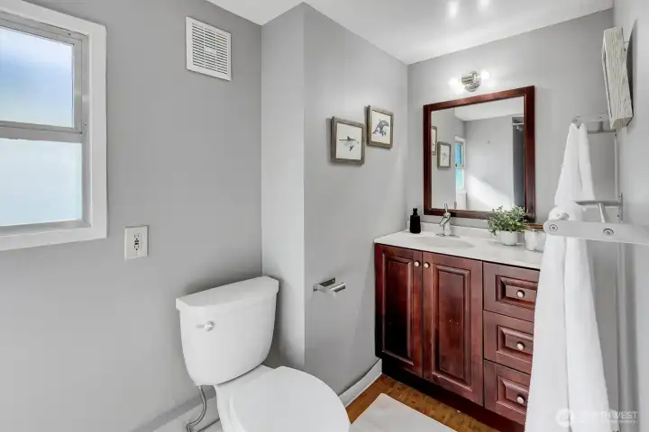 Full Bath in Finished Basement Full Bath in Finished Basement