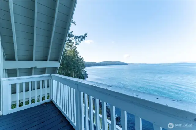 view from upstairs bedroom balcony