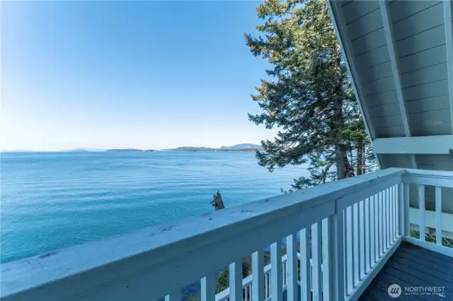 view from upstairs bedroom balcony