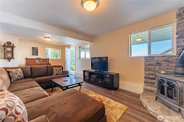 basement family room