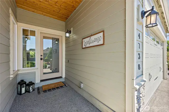 Covered Entrance