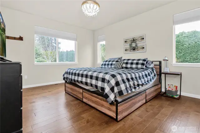 Primary bedroom on main