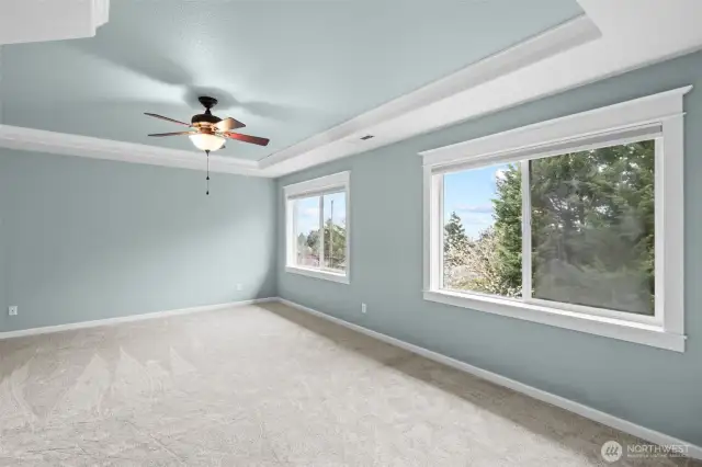 Primary bedroom, upper